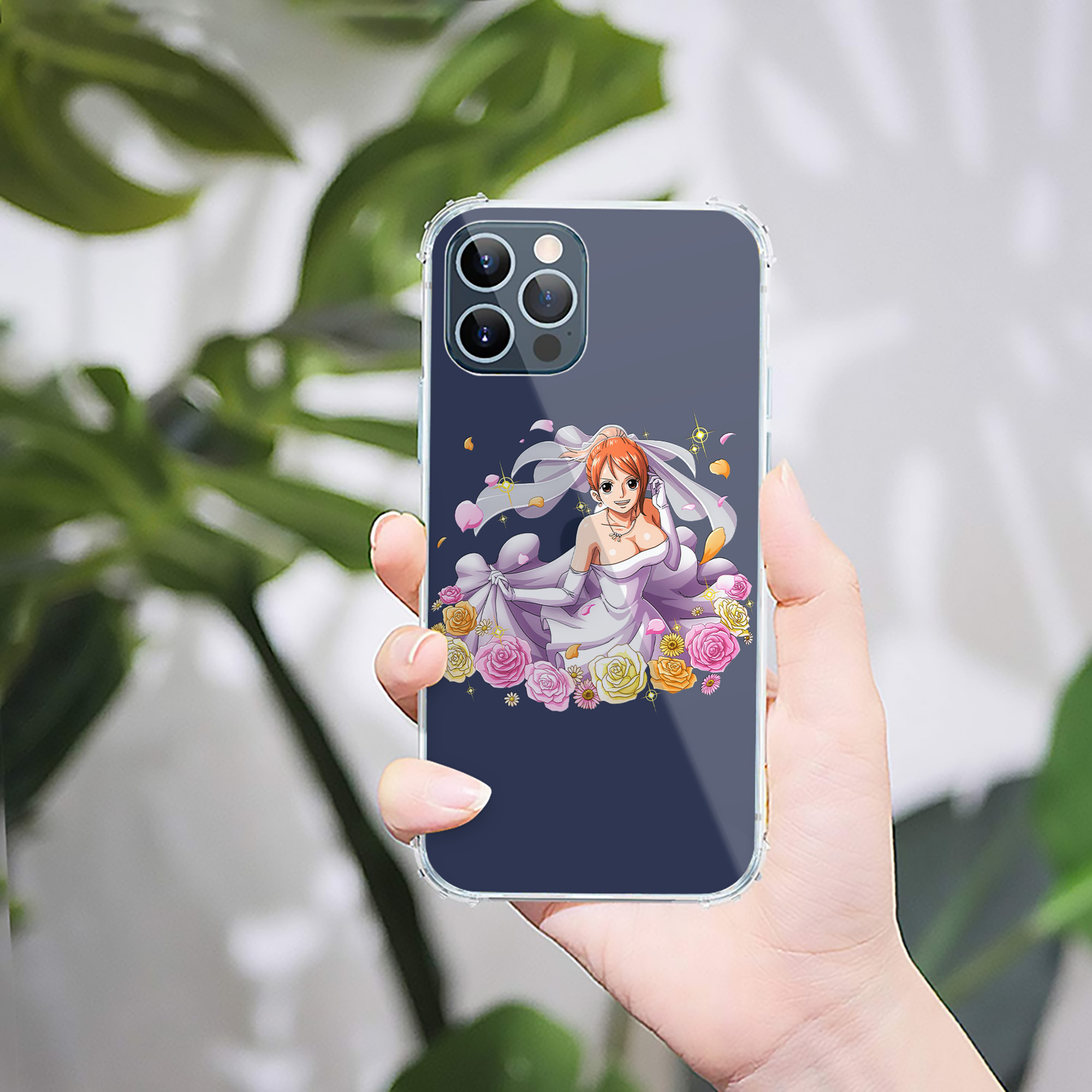 （画像用） ワンピース ナミ ONE PIECE Nami 【iPhone 12シリーズ対応】透明スマホケース（クリアソフトケース）